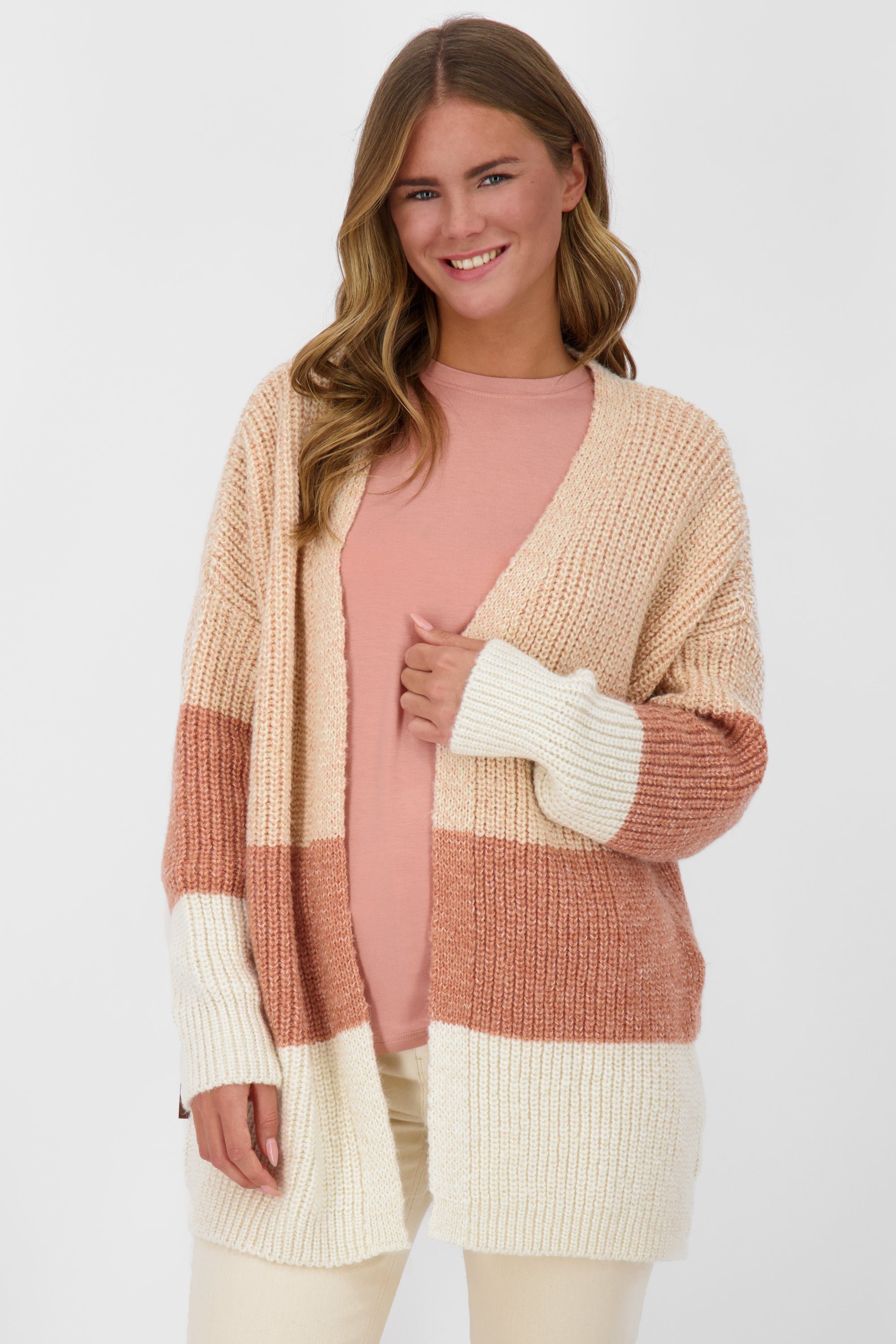 Alife & Kickin Stillpullover MaleaAK Z Cardigan Knit Damen Strickpullover