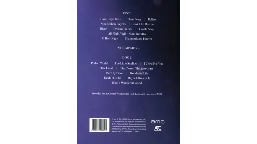 Live in Concert Ltd.Softbook