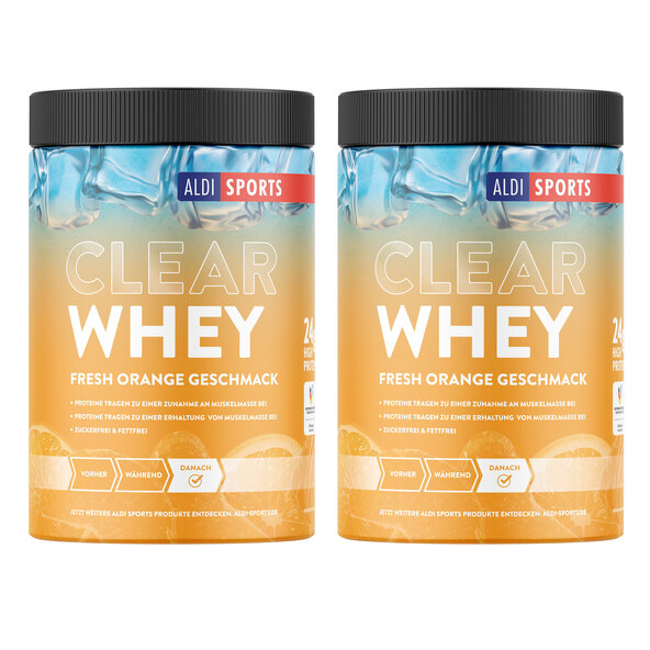 Clear Whey Protein Orange (2 x 420 g = 840 g)