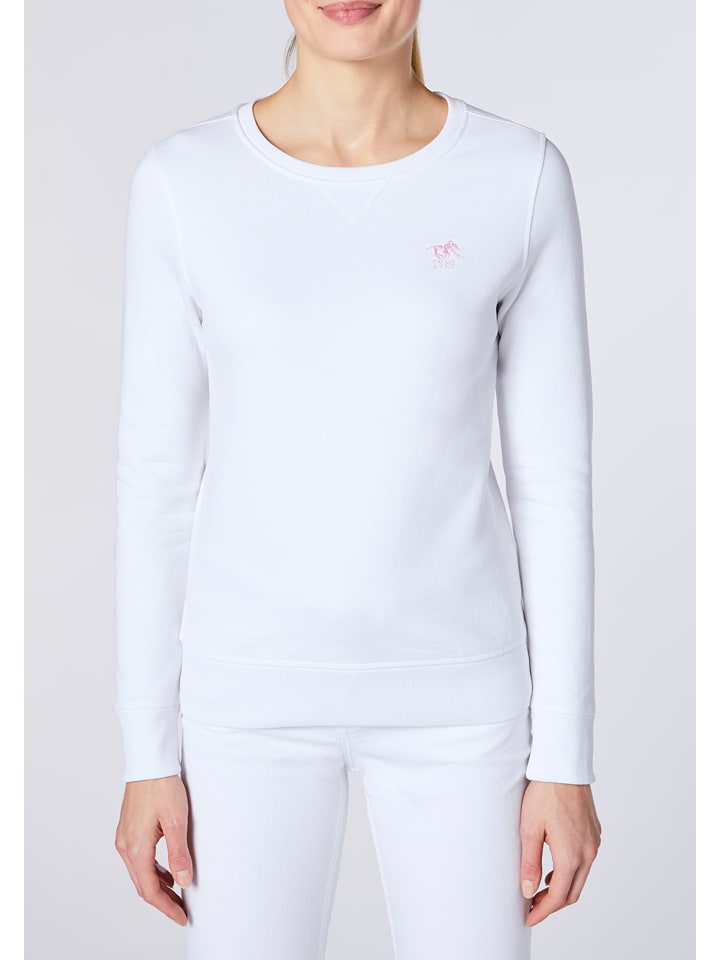 Polo Sylt Sweatshirt in Weiß günstig kaufen