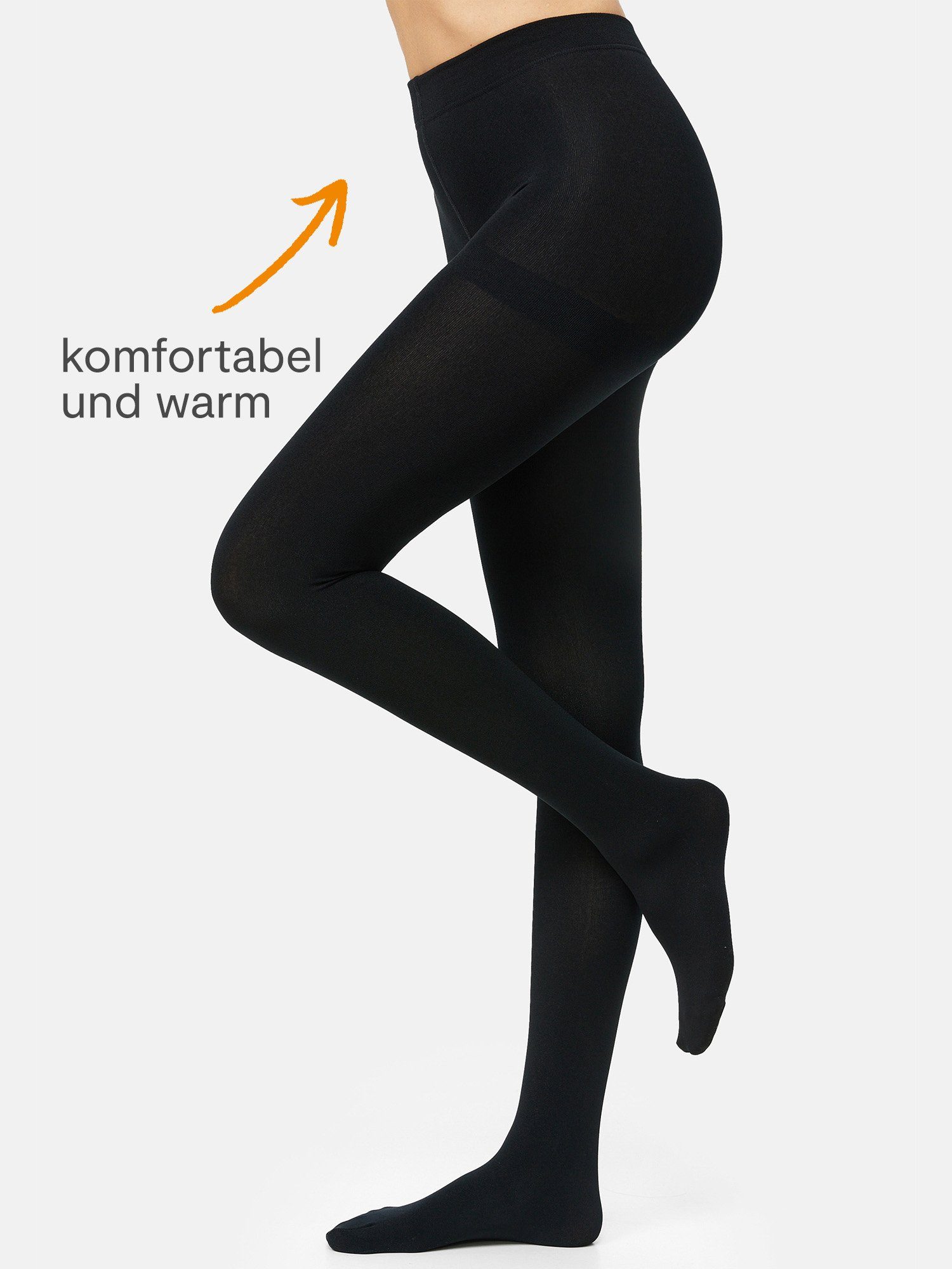 Nur Die Feinstrumpfhose Wohlig-Warm 100 DEN Damen (1er/3er/6er/9er Pack 1 St) nylon blickdicht opaque Fein-strumpfhose frauen multi-pack seidenmatt