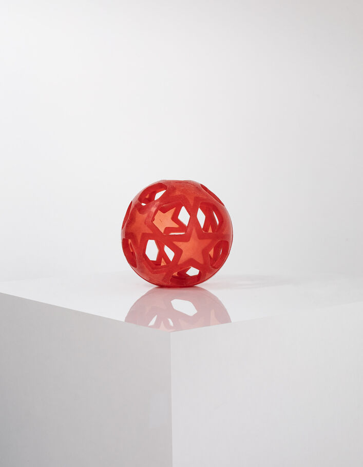 Balle étoile rouge Raspberry en caoutchouc naturel HEVEA