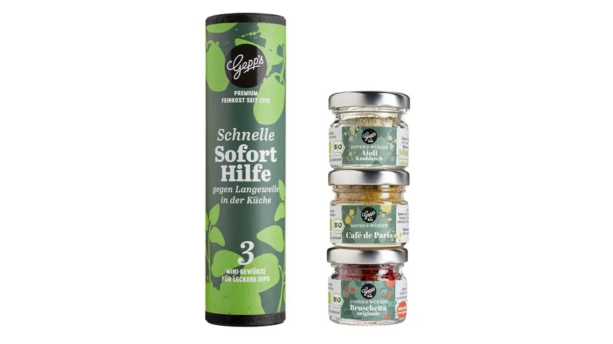 Gepp's Mini Gewürzset Schnelle Soforthilfe 33 g