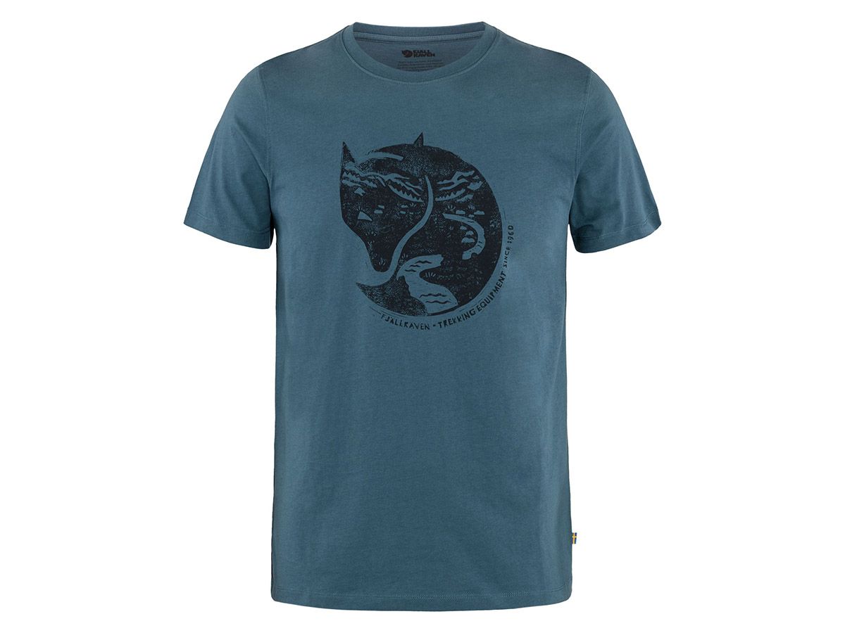 Fjällräven Arctic Fox Indigo Blue Herren T-Shirt