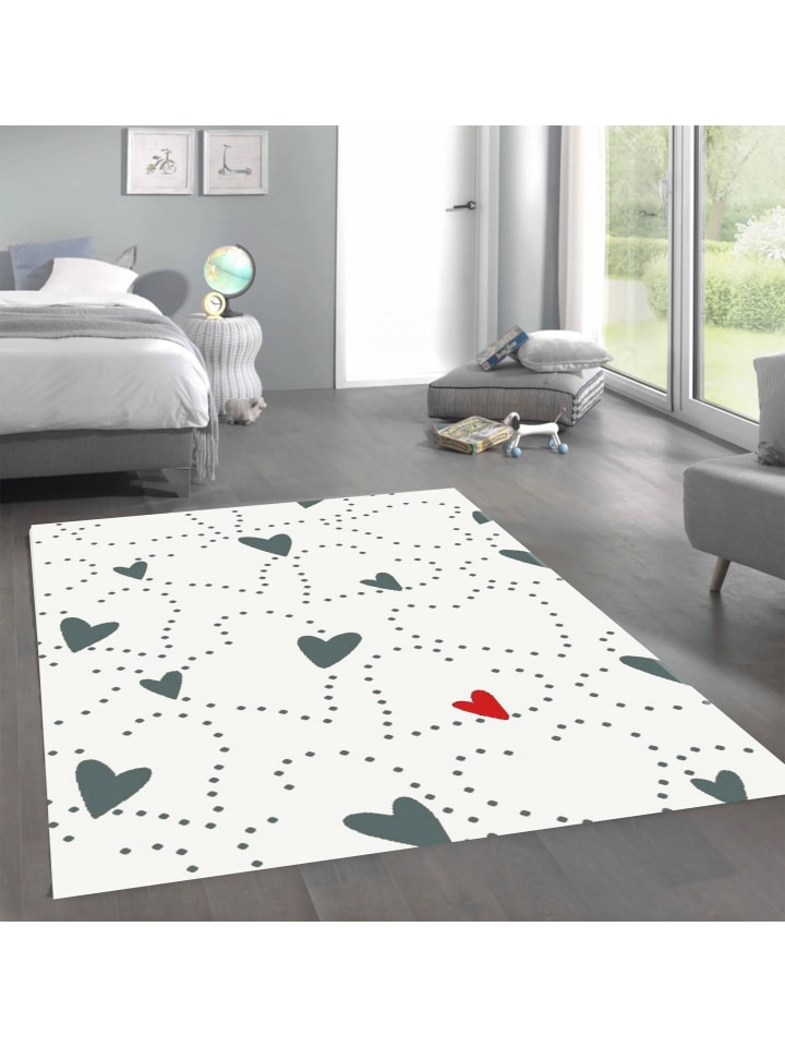 Livone Kinderteppich Kidsheart creme günstig kaufen 160 x 225 cm