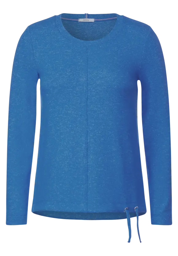 CECIL Cosy Melange Langarmshirt
