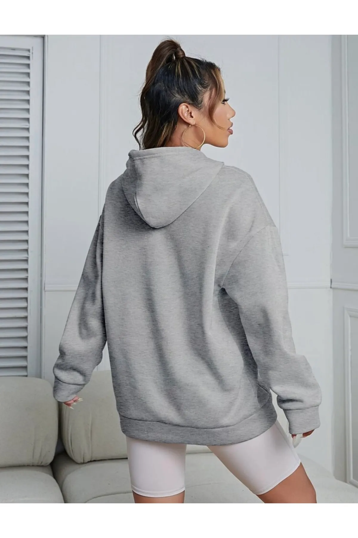 My Blog  Graues Kapuzenpullover