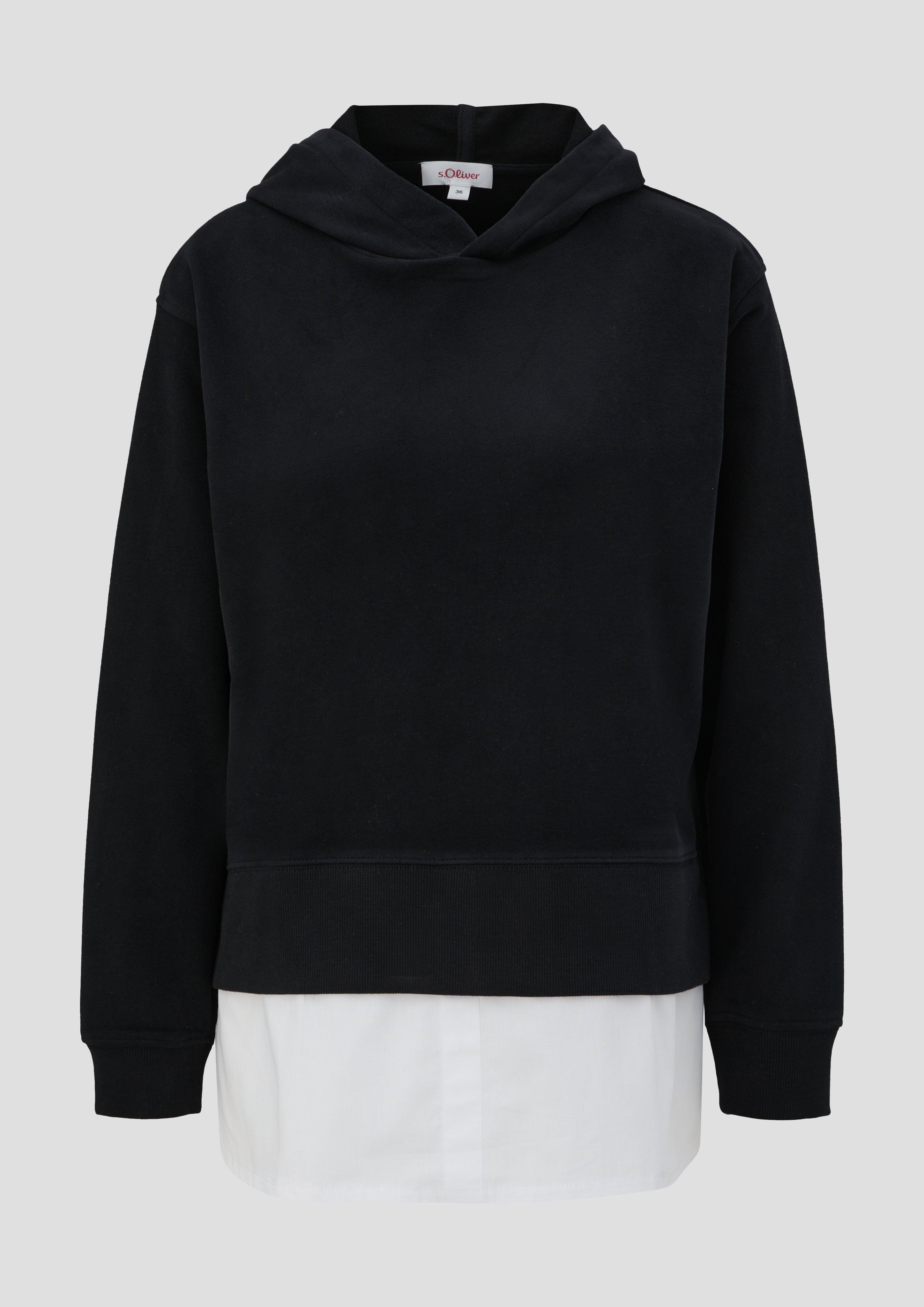 Sweatshirt mit Layering-Detail  2152047-9999