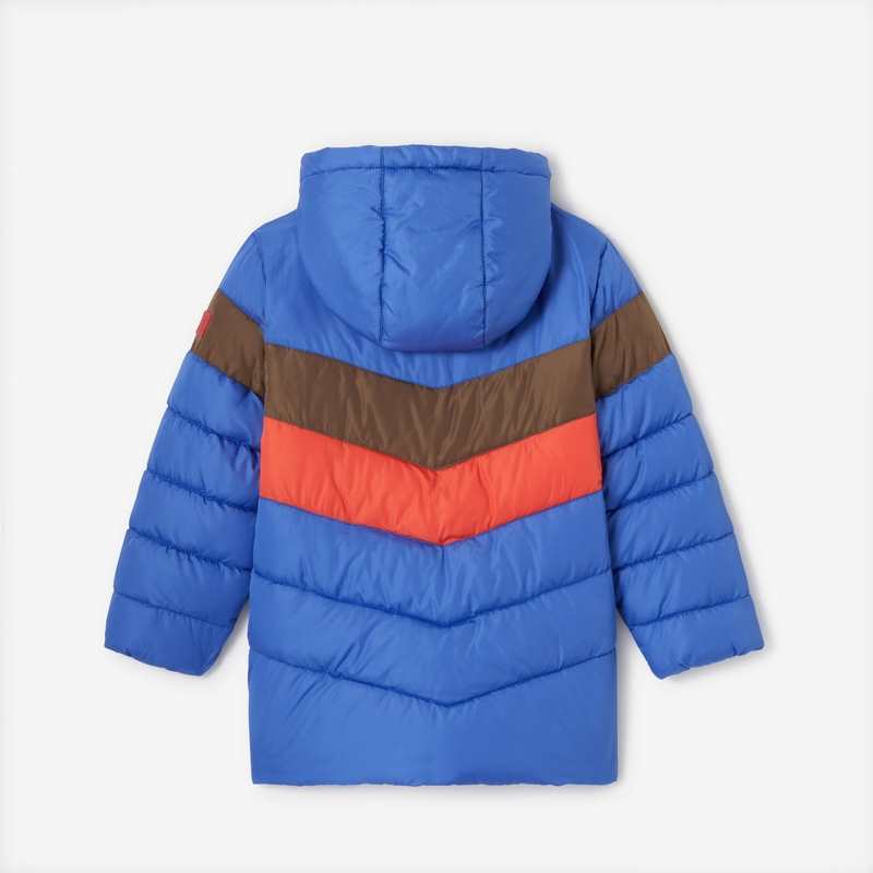 Doudoune tricolore garçon bleue marine Catimini