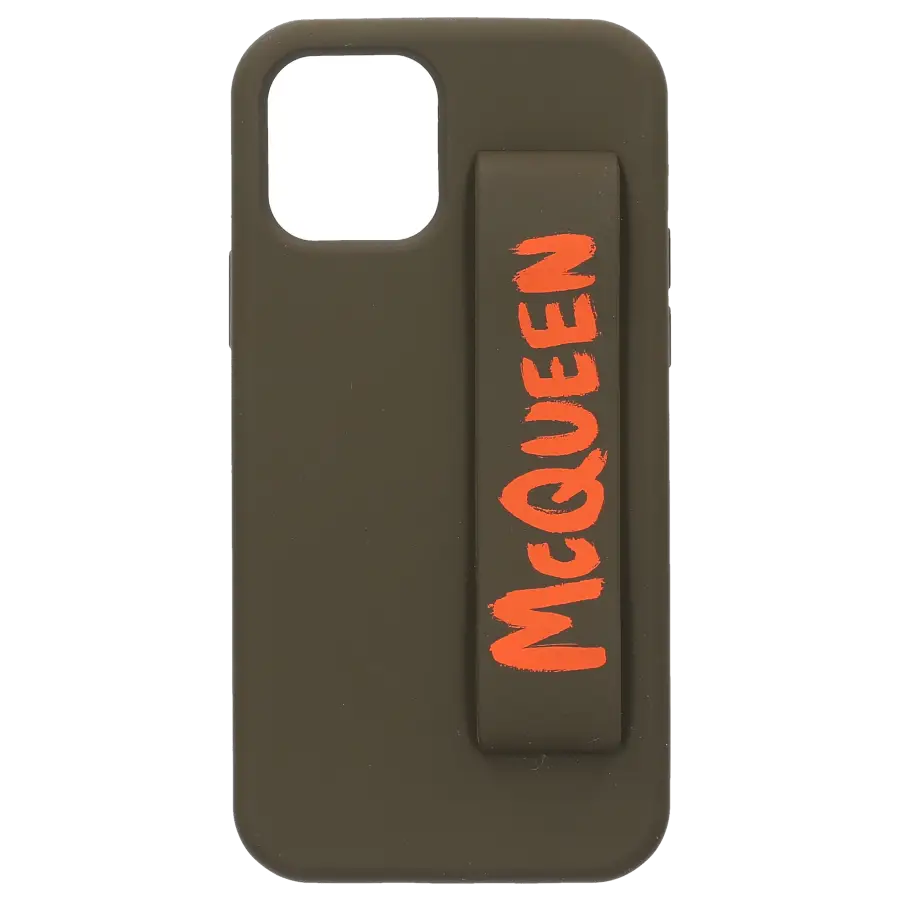 Alexander McQueen - Handyhülle iPhone 12 & 12 Pro Silicon - grün
