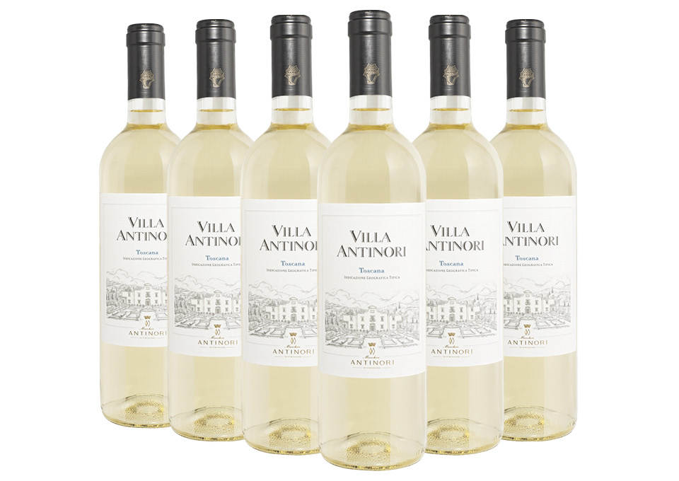 Toscana IGT Villa Antinori Bianco 2022 Marchesi Antinori 6 bouteilles de 0,75 ℓ