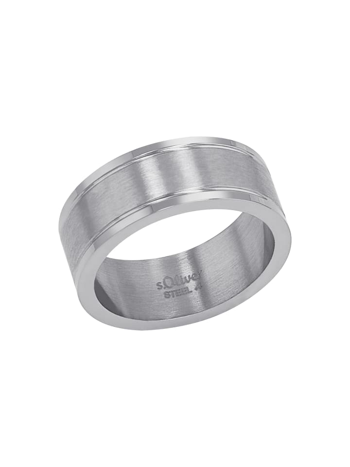 s.Oliver Ring Edelstahl in Silber günstig kaufen