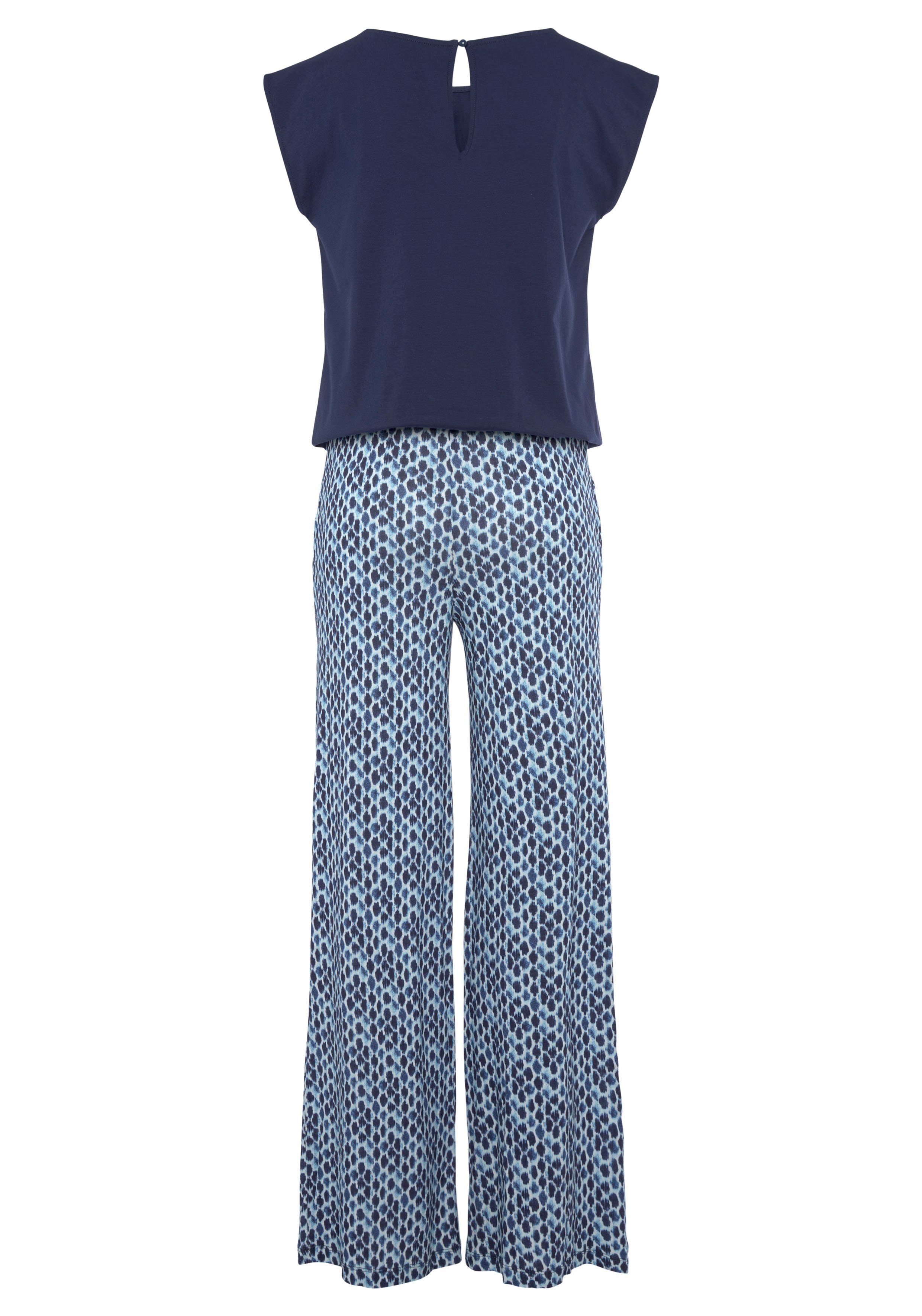 LASCANA Overall mit weitem Bein