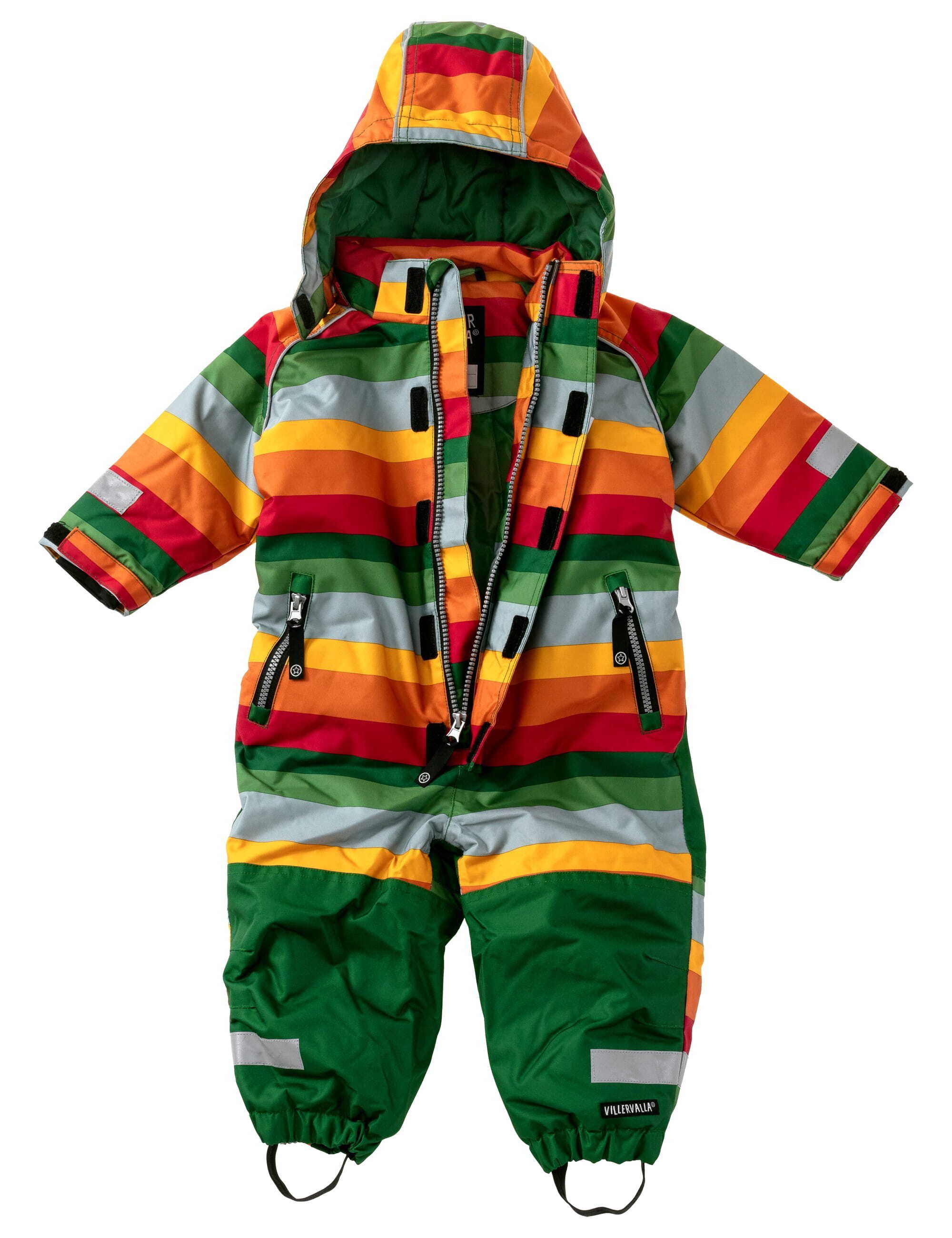 Villervalla Schneeoverall Schneeanzug Streifen (1-tlg)
