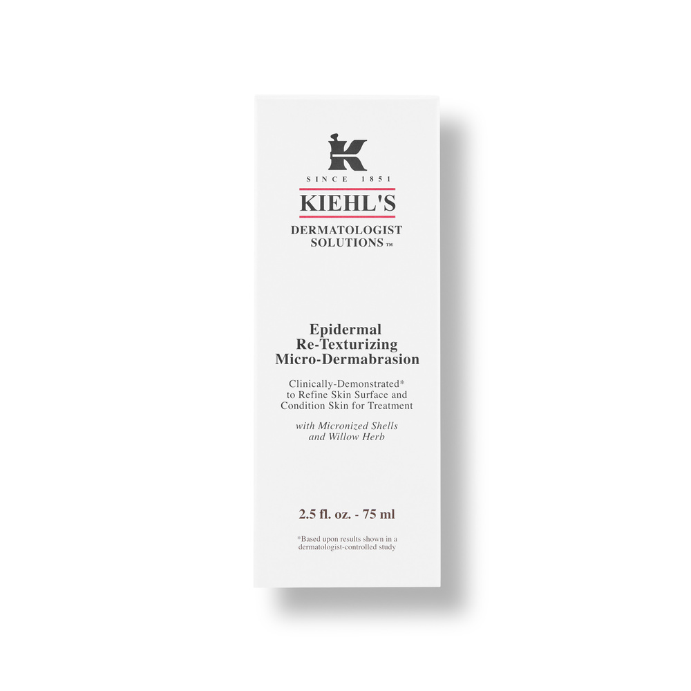 kiehl's Epidermal Re-Texturizing Micro-Dermabrasion Gommage exfoliant aux coquillages micronisés pour une peau lisse et lumineuse