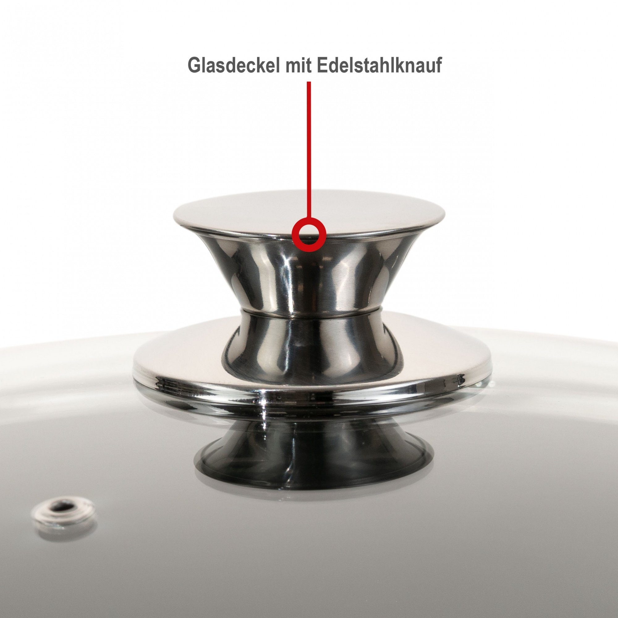 Genius Kochtopf Cerafit Plasma Topf 20 cm, Aluminium, Edelstahl (1 Kochtopf 1 Deckel), Antihaft-Beschichtung, für alle Herdarten, abnehmbarer Griff