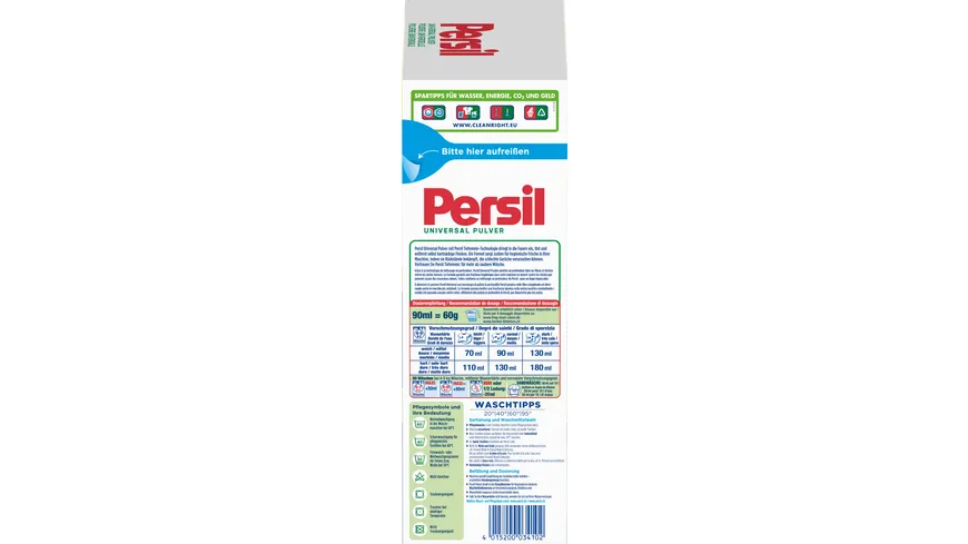 Persil Vollwaschmittel Universal Pulver 3 kg