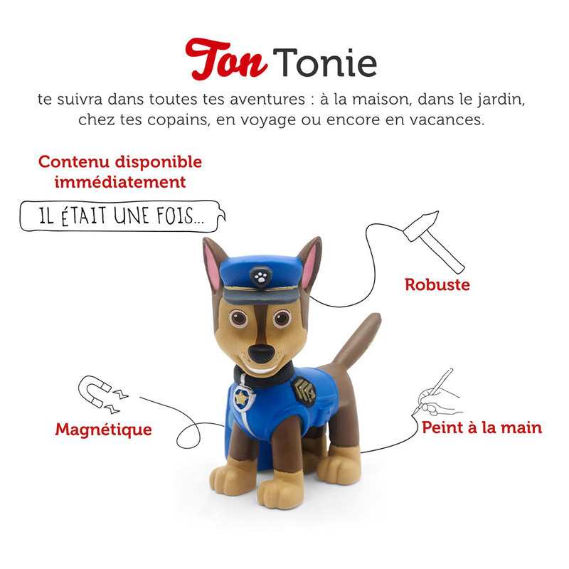 Figurine Tonie Chase Pat' Patrouille pour Toniebox Tonies