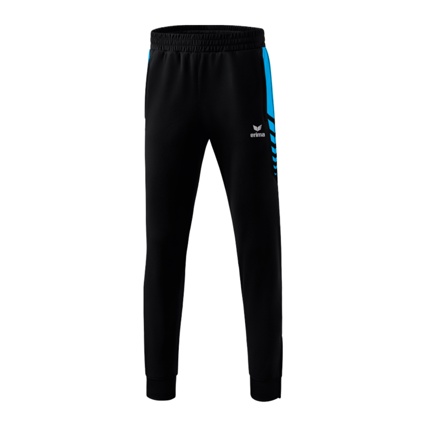 Erima Six Wings Worker Hose Kids Schwarz Hellblau