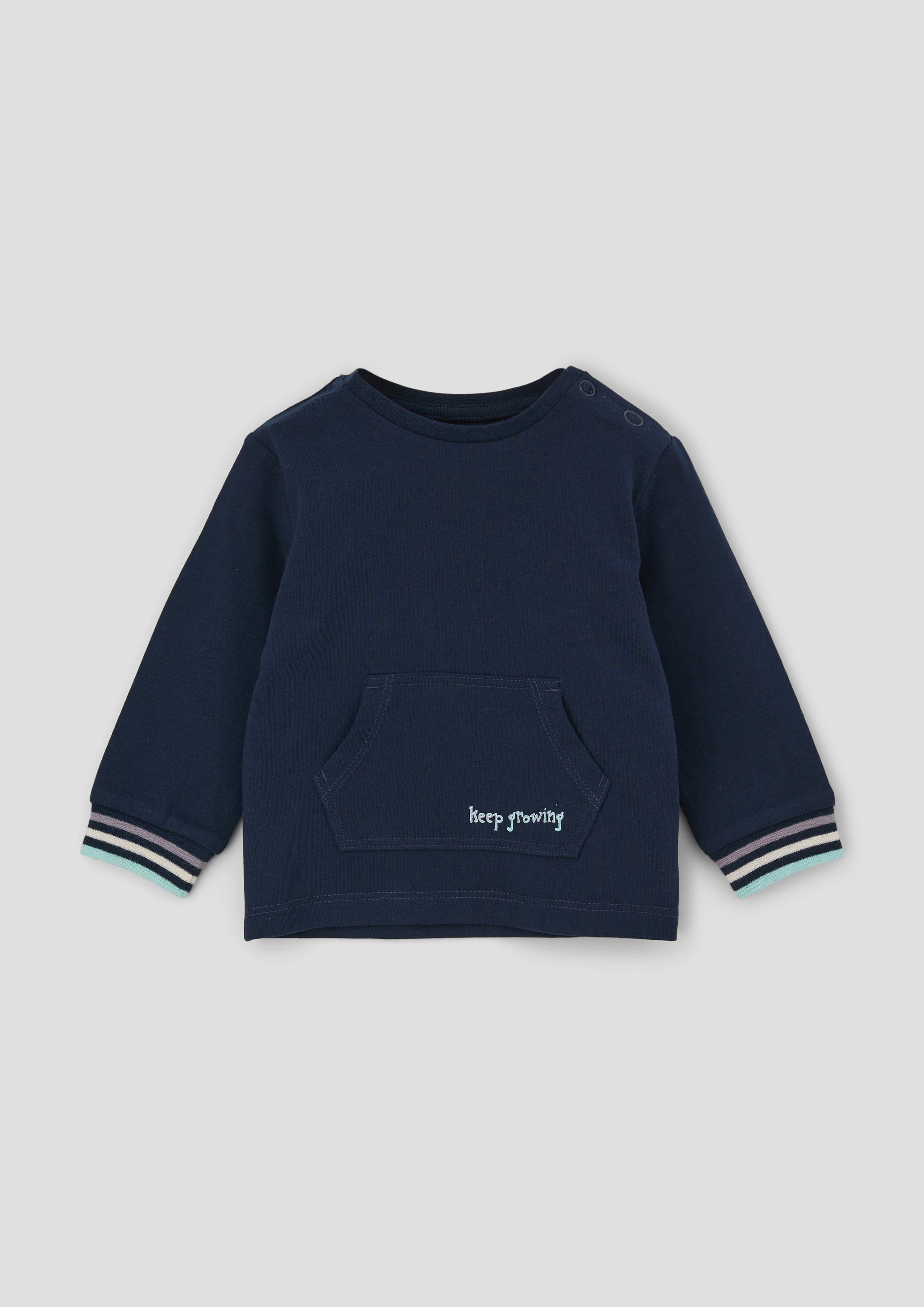 Longsleeve mit Kängurutasche  2140124-5952