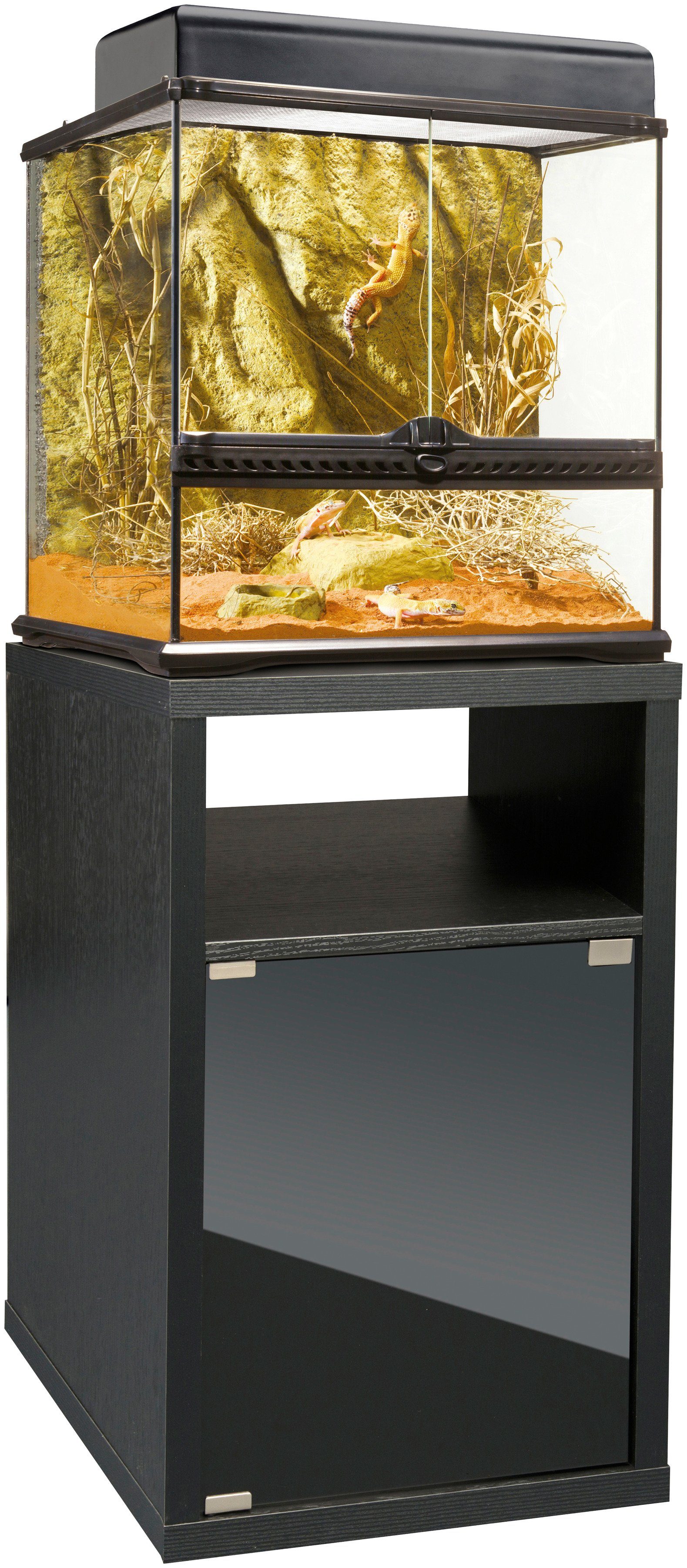 Exo Terra Terrarium, BxTxH: 45x45x125,5 cm, mit Unterschrank
