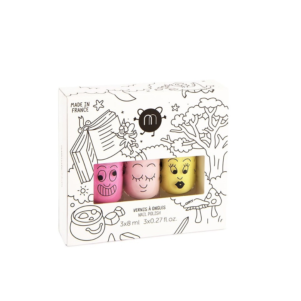 nailmatic COFFRET TRIO MAGICFOREST trio vernis à l'eau
