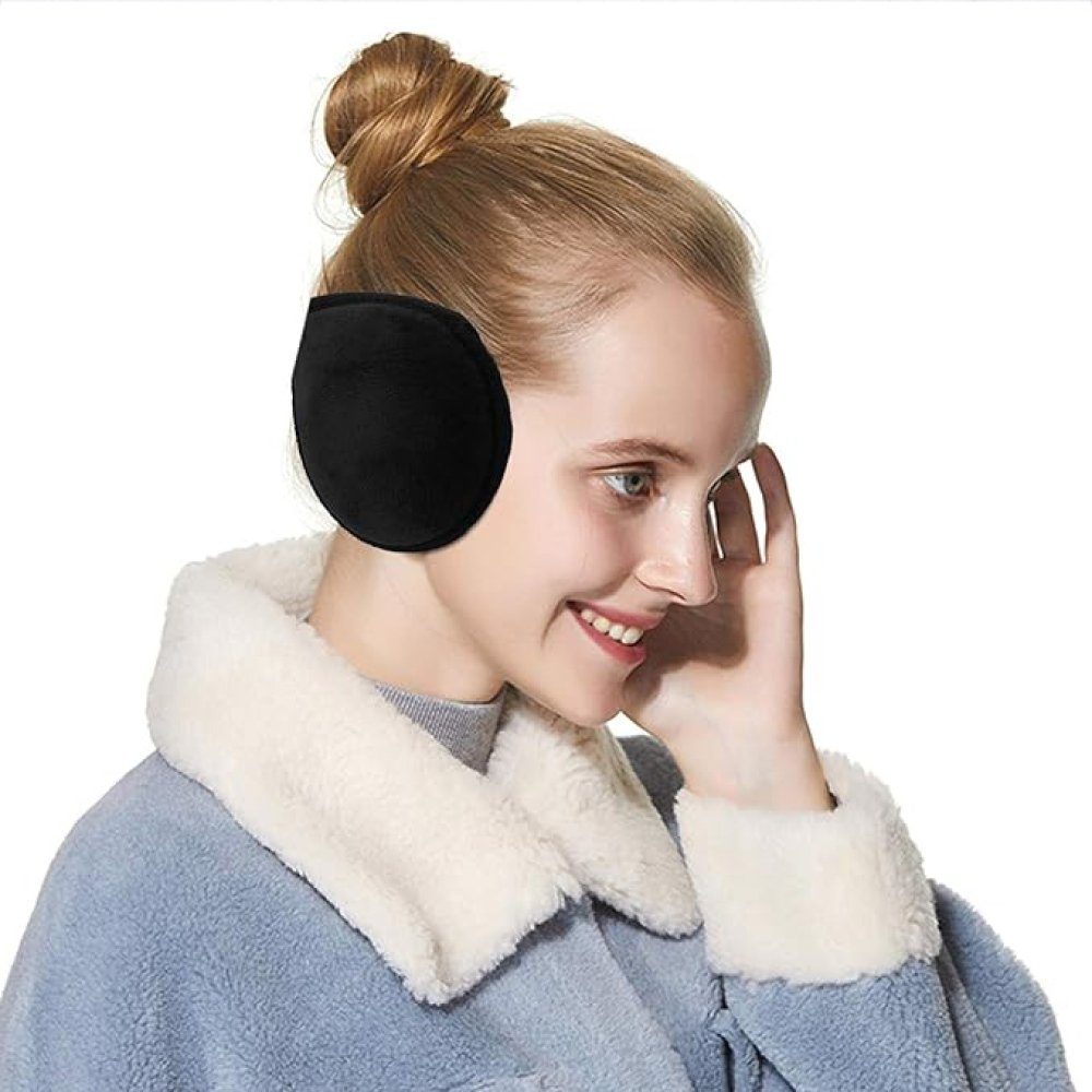 Lubgitsr Ohrenwärmer Ohrwärmer für Männer Frauen Klassische Fleece Unisex Winter warme (4-St)