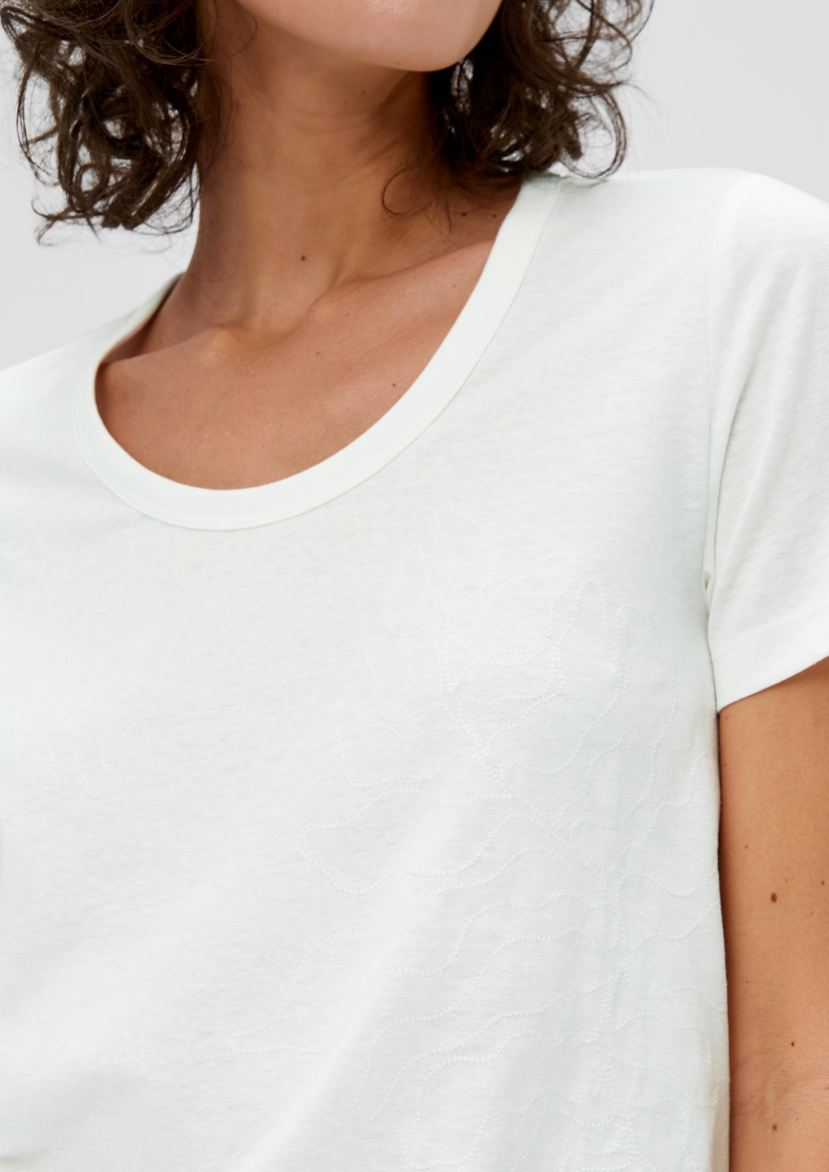 T-Shirt mit Stickerei  2144446-02D1