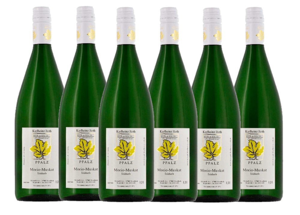 Wein- & Sektgut Karlheinz Roth Weingut Karlheinz Roth Morio-Muskat QbA feinherb 2023 - 6er Karton