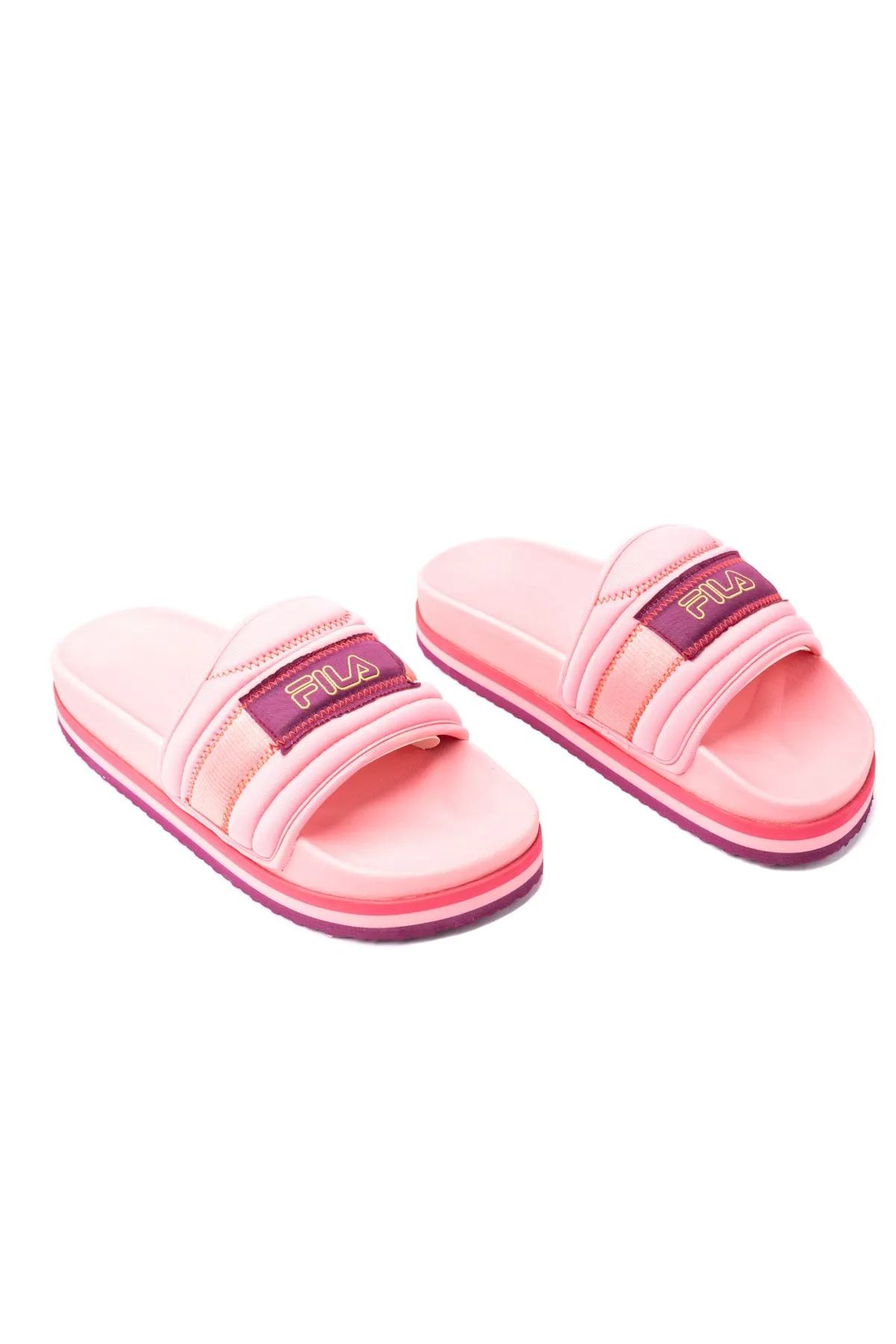 Fila  Pantolette - Rosa - Flacher Absatz