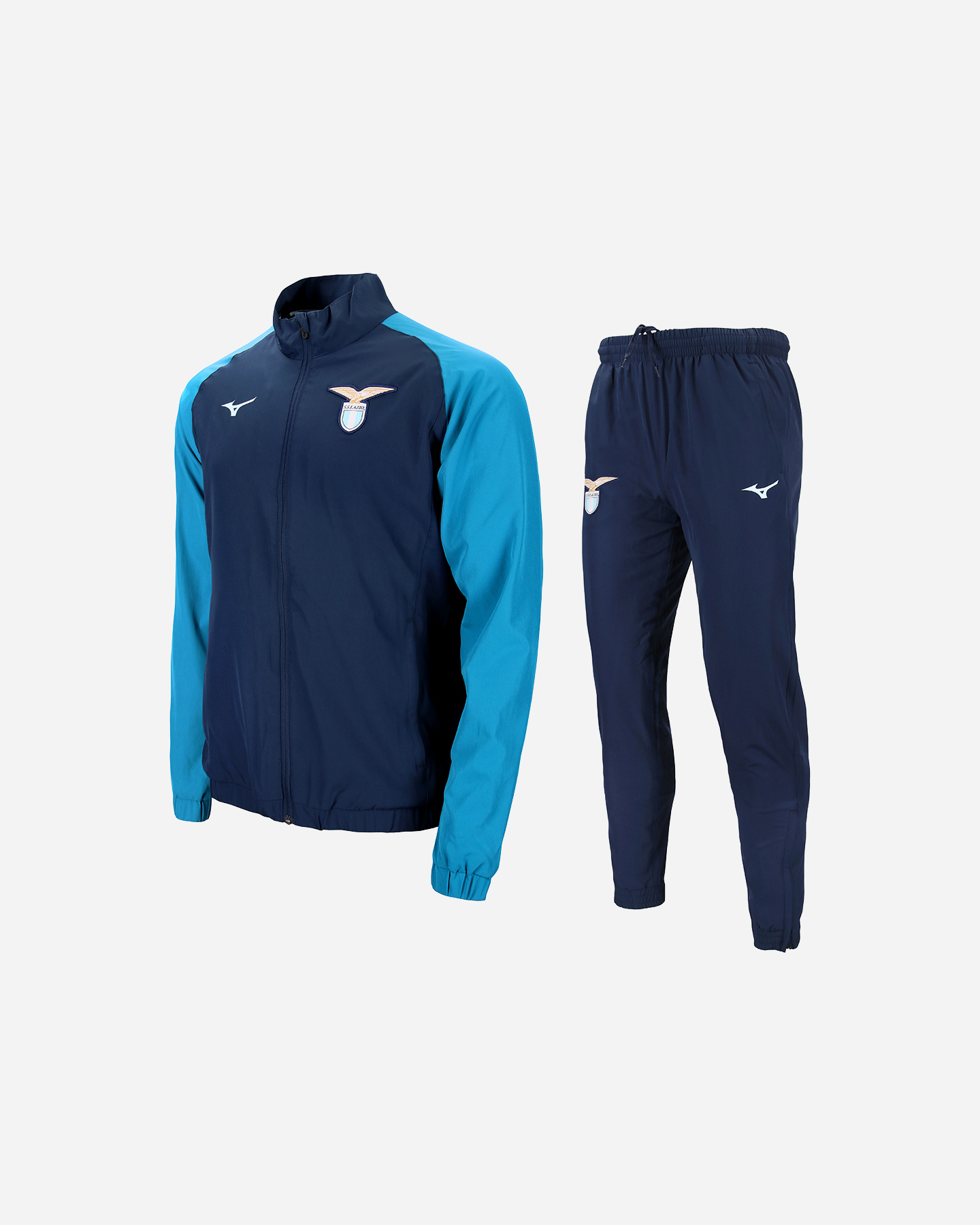 Futbalová tepláková súprava Mizuno Lazio Official Travel Suit 24-25 M P2GGBX01-14