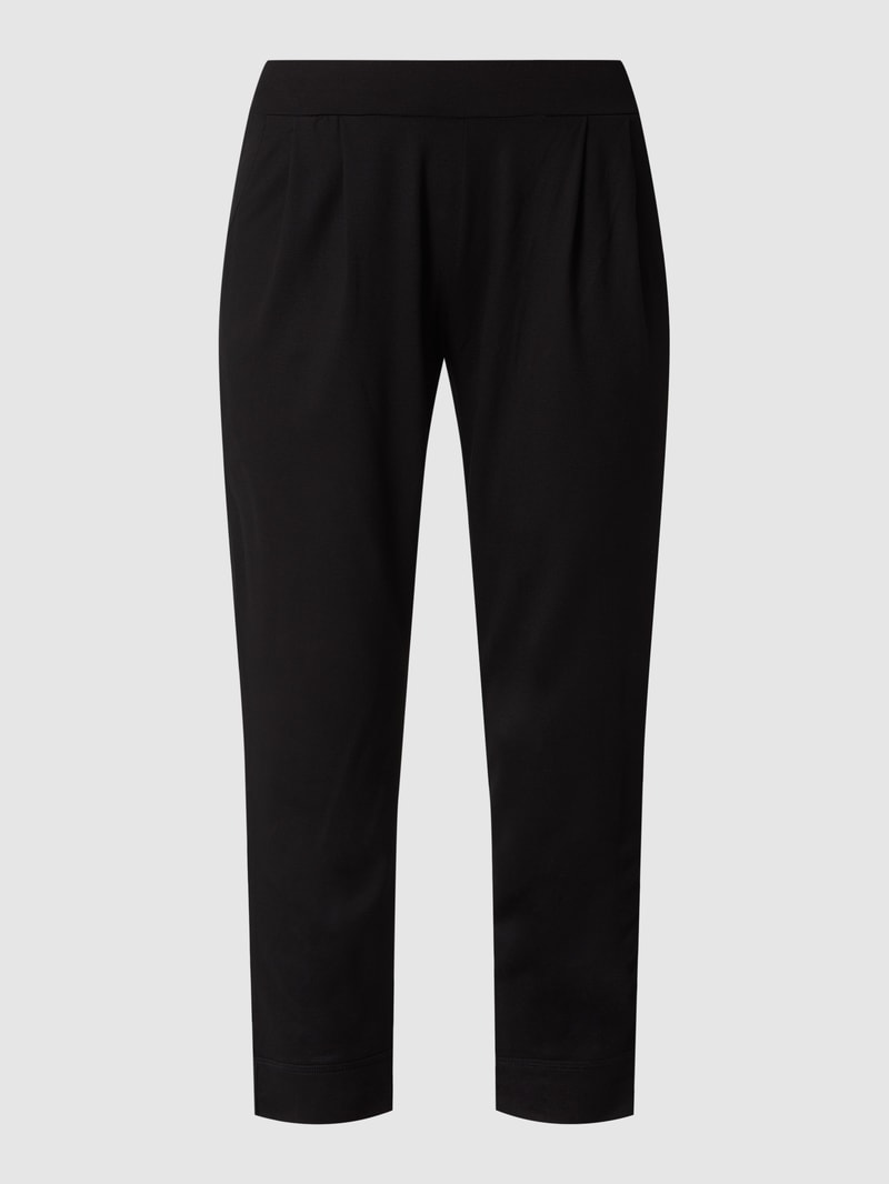 Lounge-Hose mit Modal-Anteil in schwarz