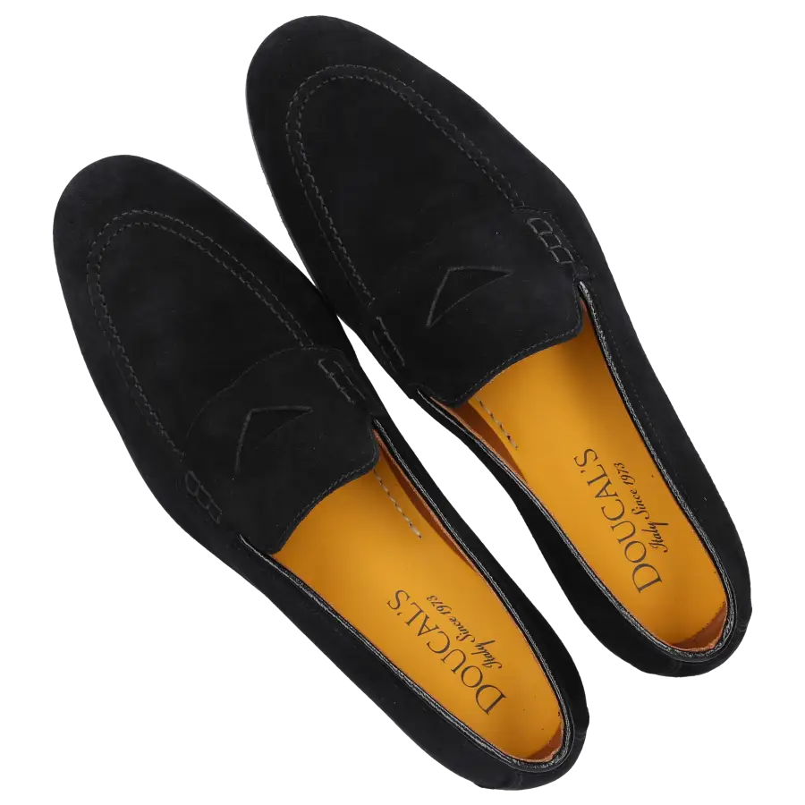 Doucal's - Loafer 2983 Veloursleder - schwarz