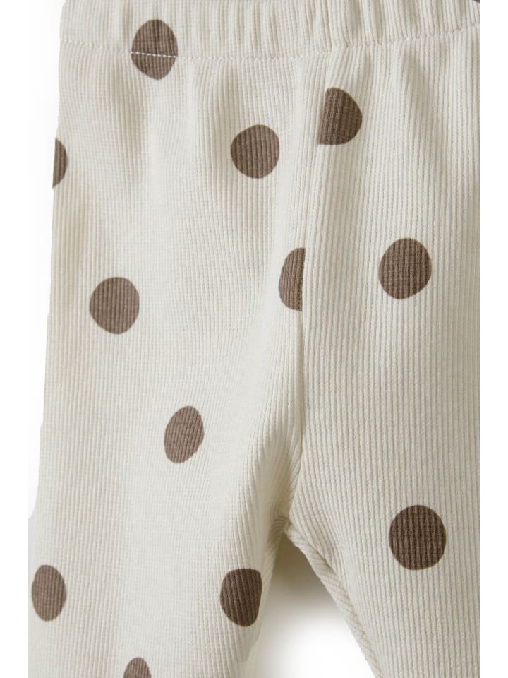 Minoti 2tlg. Set: Longsleeves & Leggings 24fleece23 in beige günstig kaufen