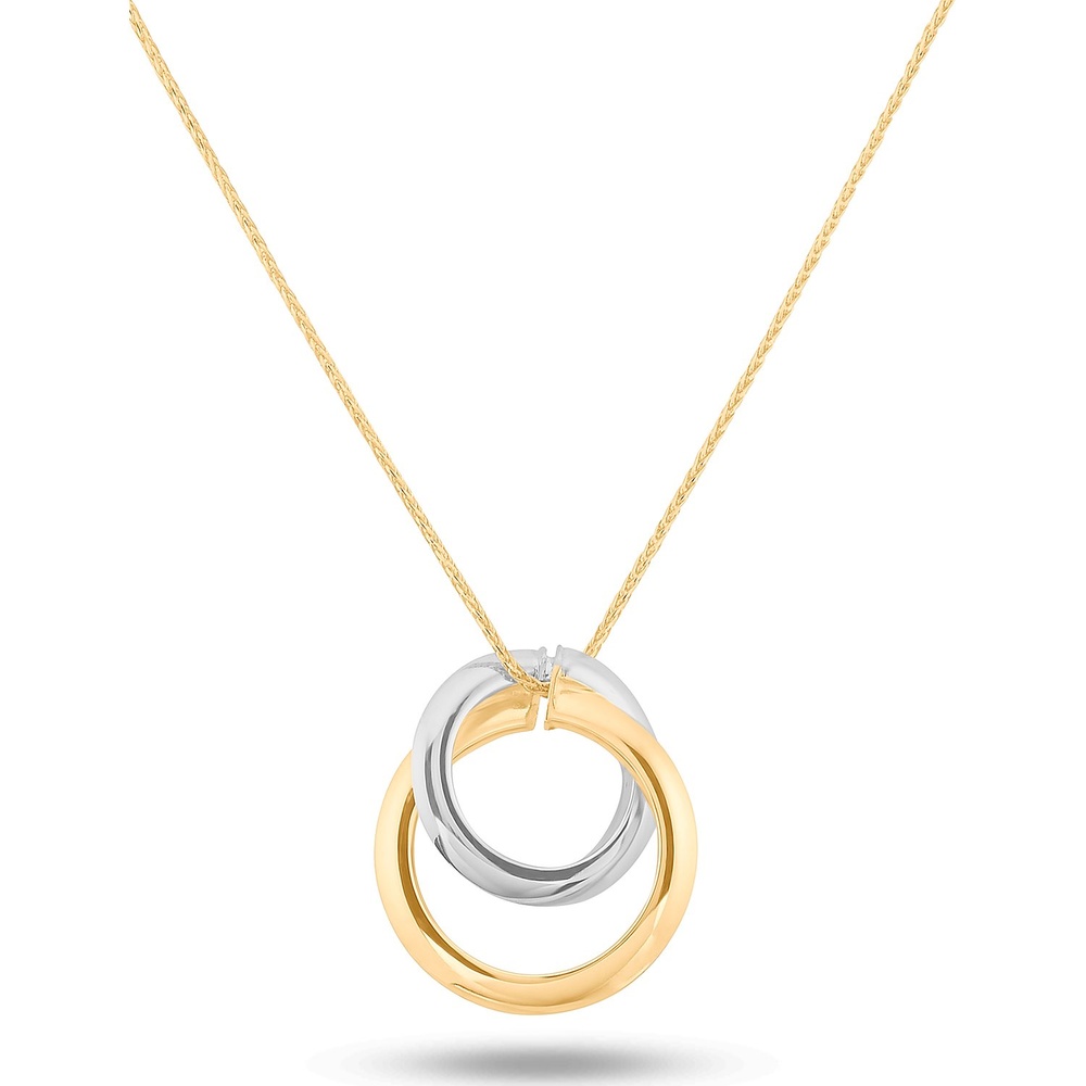 Valeria Chaînette 375 Or jaune, 375 Or blanc collier