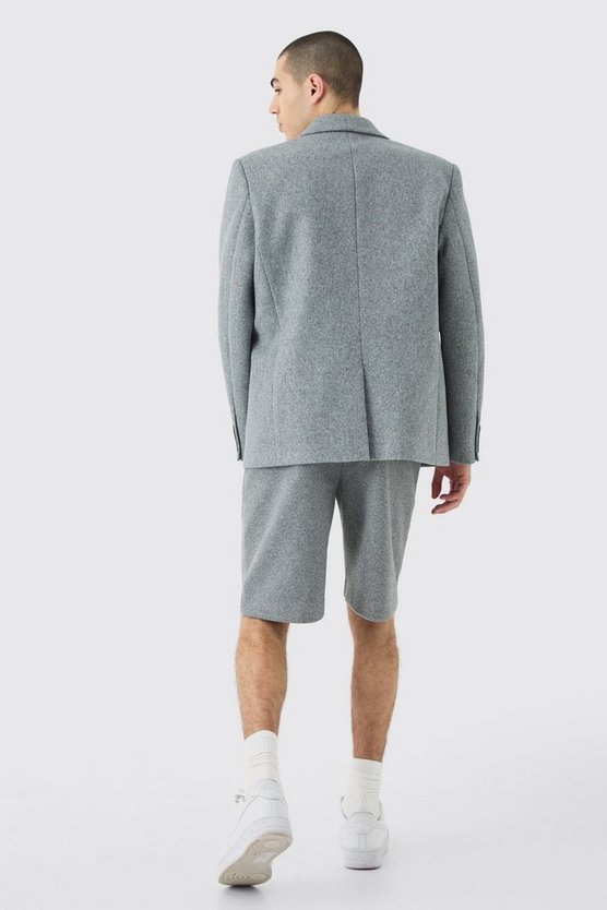Melton Shorts aus Wolle