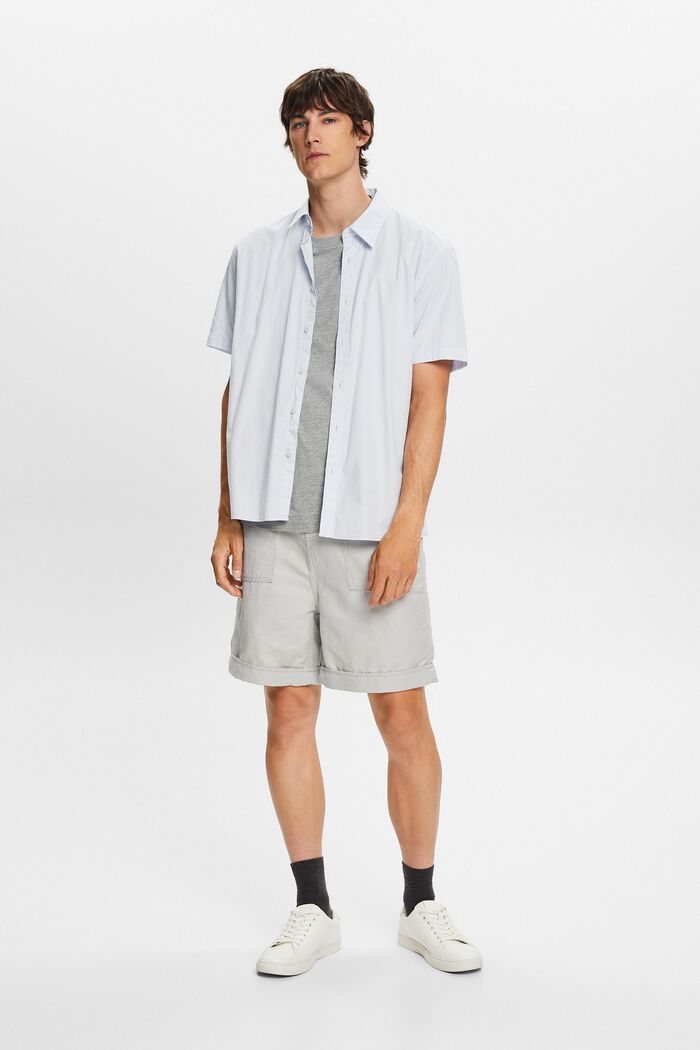 Bermudashorts, Baumwoll-Leinen-Mix