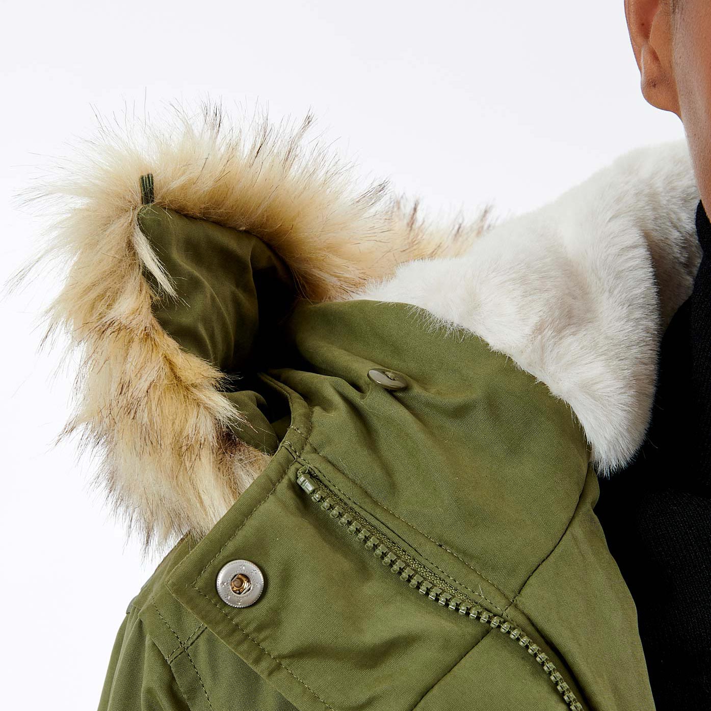 PARY   Parka kaki femme