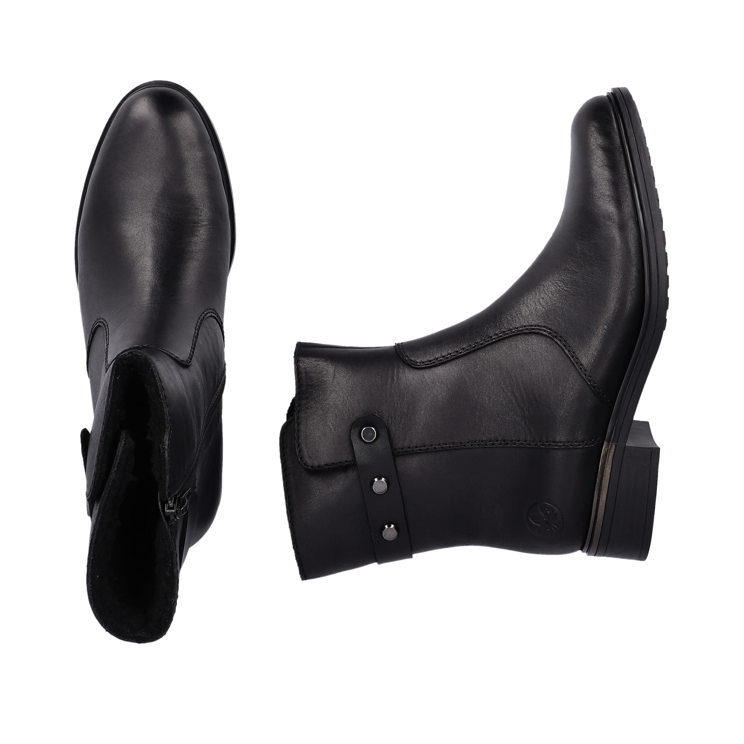 Rieker Damen Kurzstiefel nachtschwarz