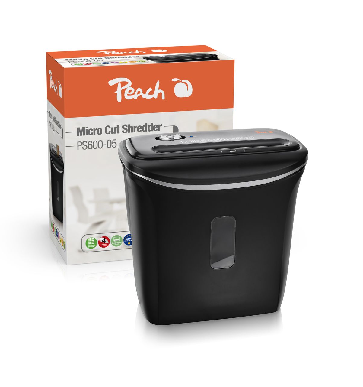 Peach Mikroschnitt Aktenvernichter - PS600-05