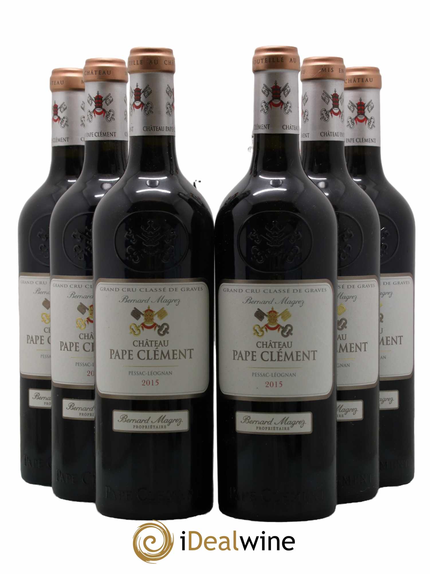 Château Pape Clément Cru Classé de Graves  2015 - Lot de 6 Bouteilles