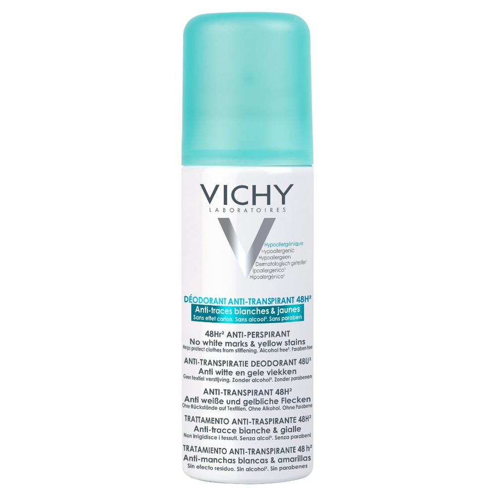 Vichy Déodorant anti-transpirant 48h + anti-traces - Spray Déodorant
