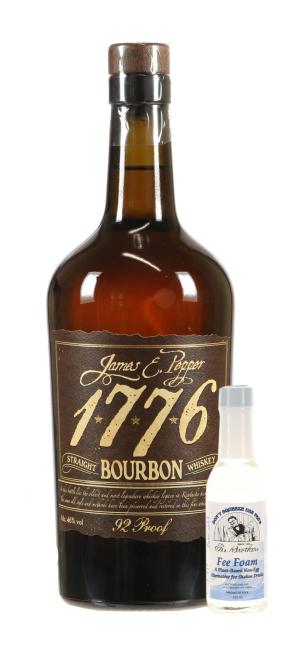 1776 Bourbon inkl. gratis Fee Brothers Fee Foam 0,7 l·46 % vol
