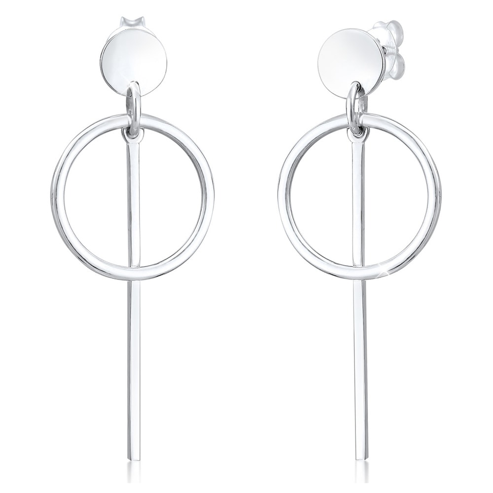 Elli Elli by Julie & Grace Boucles d'Oreilles Cercle Geo Boucles d'Oreilles Femme - (9 Boucles d'oreilles