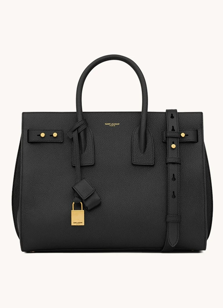 Saint Laurent Sac de Jour Supple Bolsa pequena de couro de bezerro