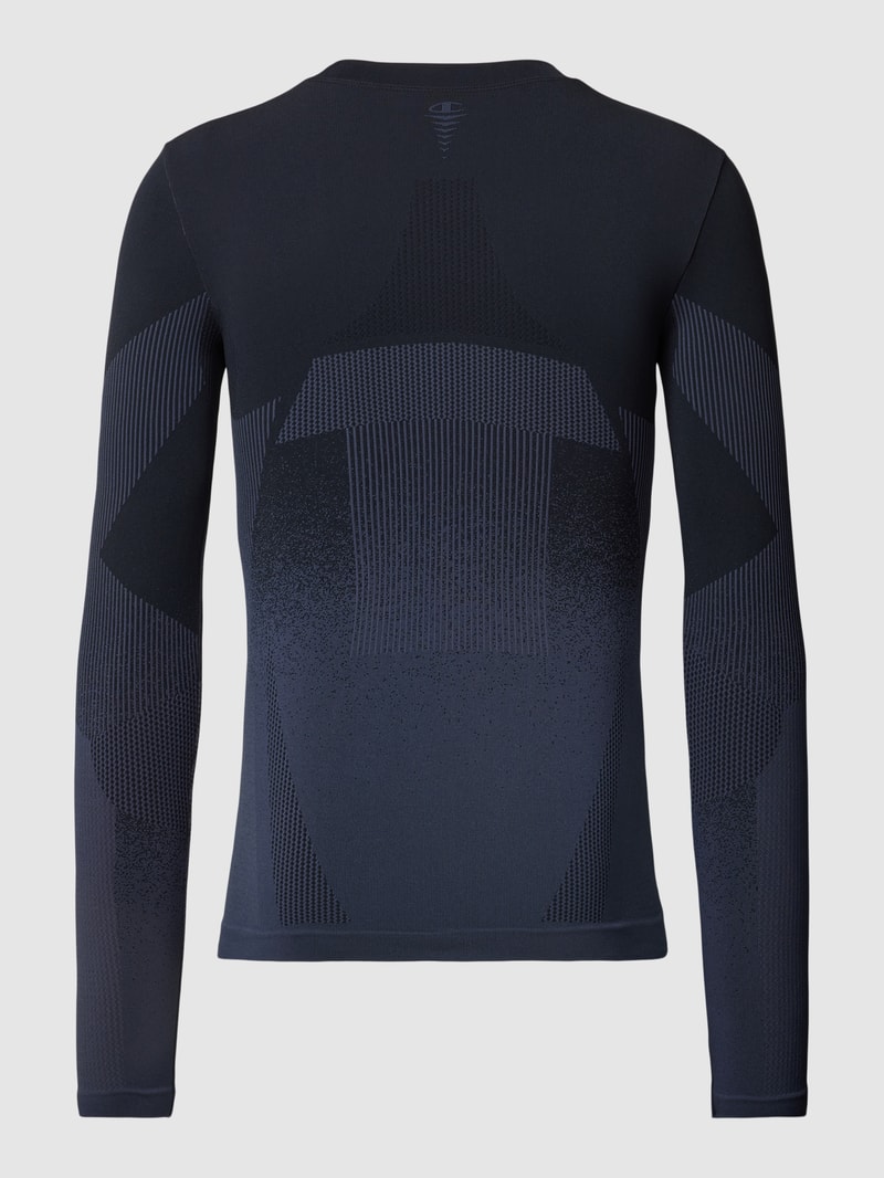 Longsleeve mit Rundhalsausschnitt in schwarz