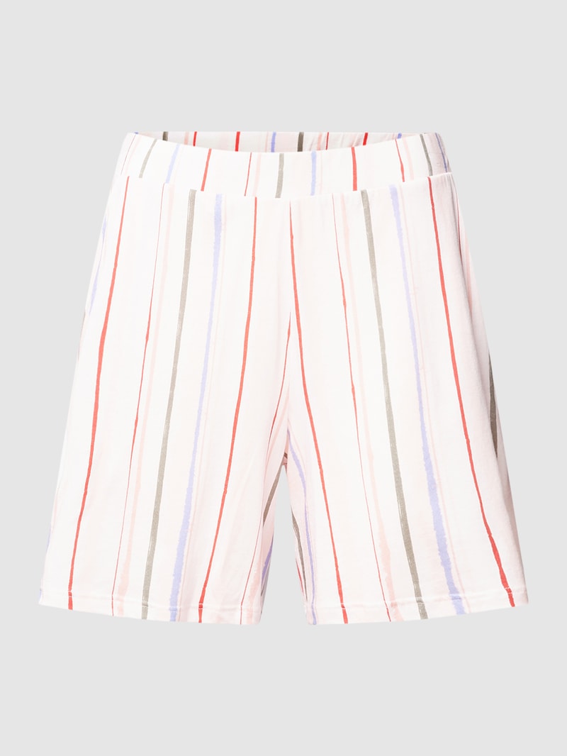 Pyjama-Hose mit Streifenmuster in hellrosa