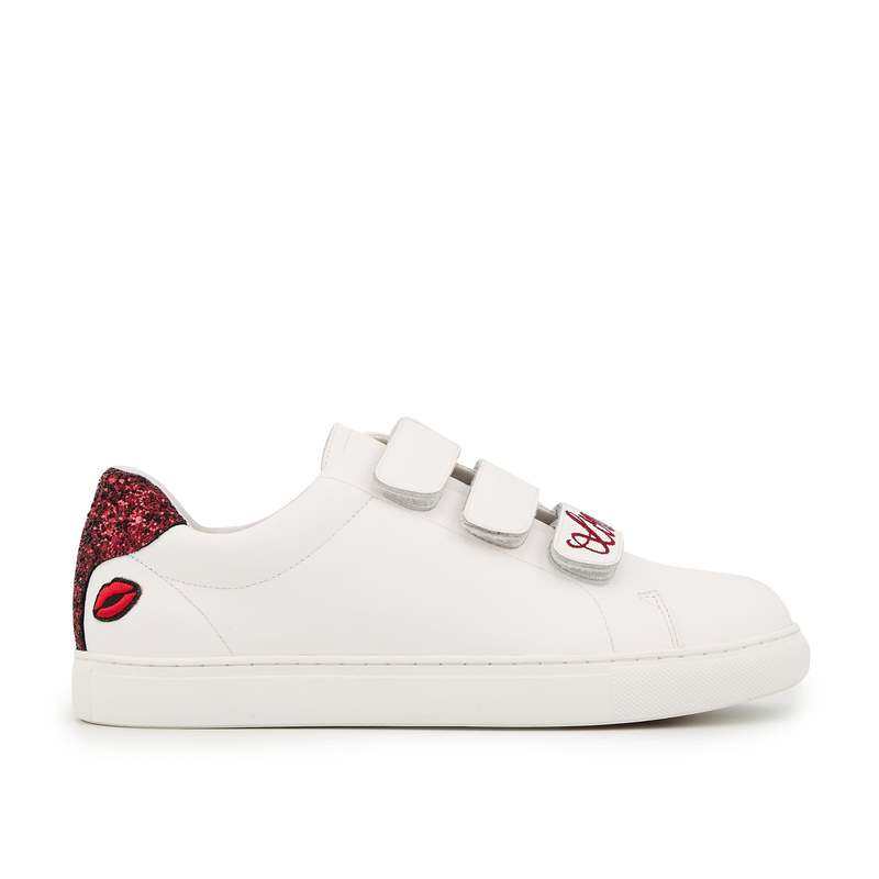 Baskets en cuir Edith love no matter what
