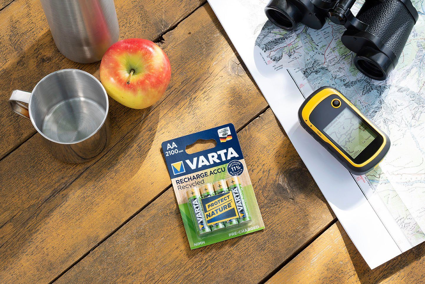 VARTA wiederauflaudbare Akkus Akku Micro 800 mAh (1,2 V, 4 St), VARTA Recharge Accu Recycled wiederaufladbar