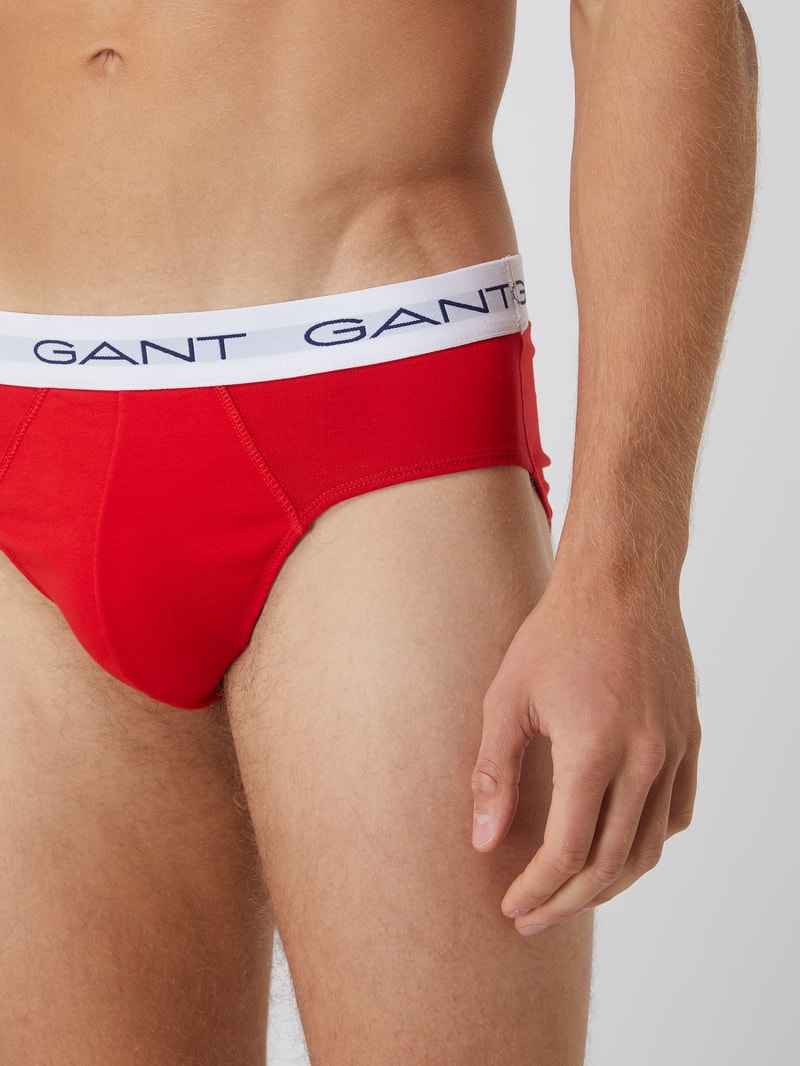 Slip im 3er-Pack in rot